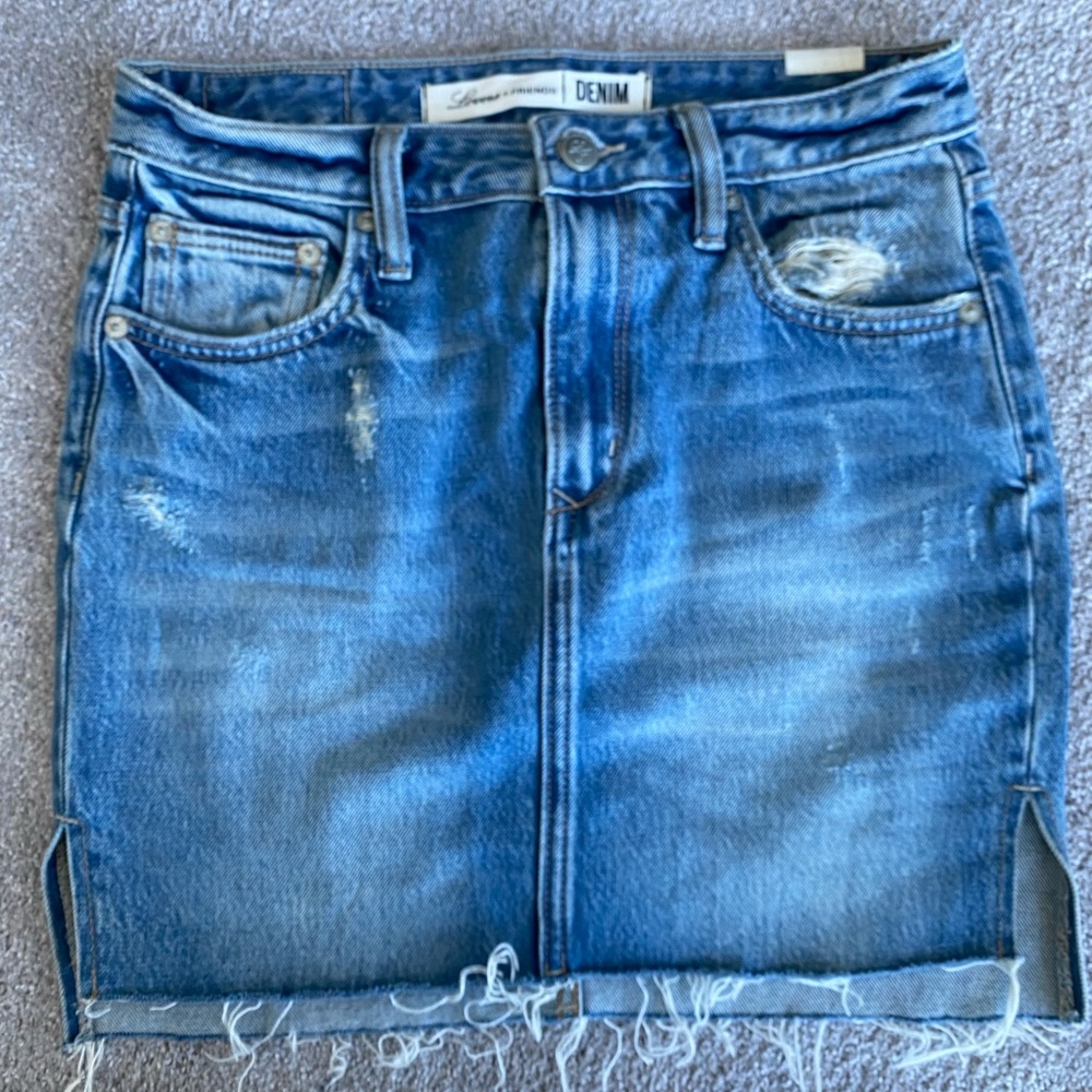 Lovers and friends, denim mini skirt